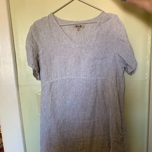 FLAX Linen Dress with pockets